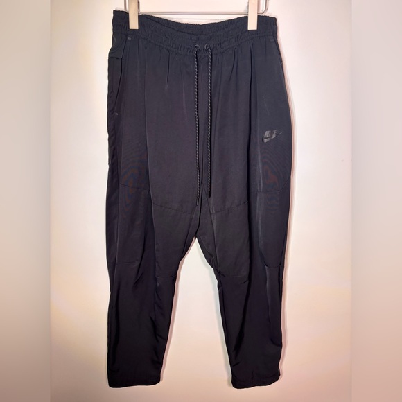 Nike Men XL Tech Pack Woven Pant Black Heavyweight Padded Insulated Fleece Snow - Picture 1 of 4